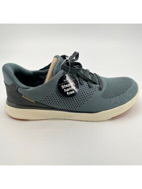 Kizik Lima Mens Size 11.5 Blue Athletic Running Hands Free Knit Shoes Sneakers